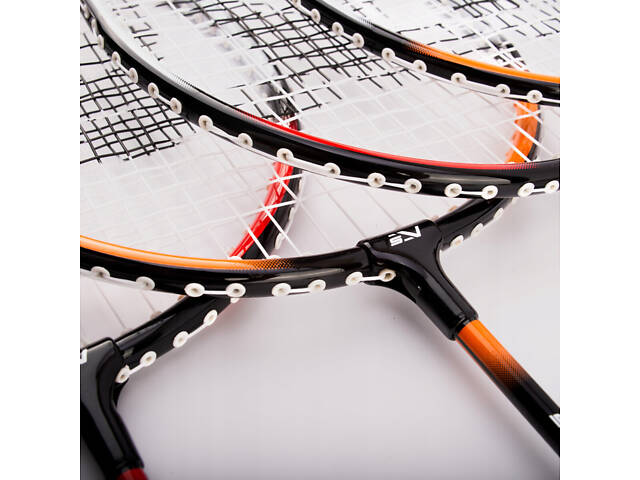 Набір для бадмінтону SportVida Pro 4 шт ракетки + 2 шт волани + сітка SV-SE0003 - Фото 8