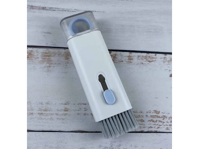 Набір для чищення електроніки 7 в 1, синьо-білий - Фото 2