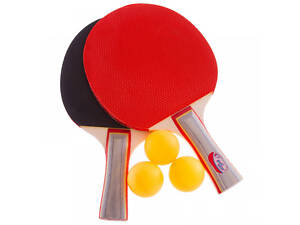 Набір для настільного тенісу Boli 2 ракетки 3 м'ячі