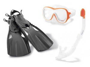 Набір для плавання 55658 трубка, маска, регулювання. ремінець, від 8років,