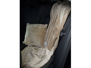 Набор для путешествия Ecotton 2 в 1 Подушка 40х40 плед 110х140 бежевый Beige