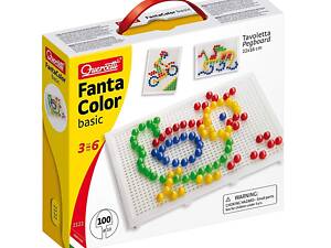 Набір - ДЛЯ ЗАНЯТЬ МОЗАЇКОЮ (10 мм фішки (100 шт.) + дошка 22х16)