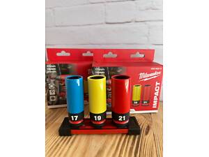 Набор головок AUTO для гайковерта 17/19/21мм MILWAUKEE (4932493370)