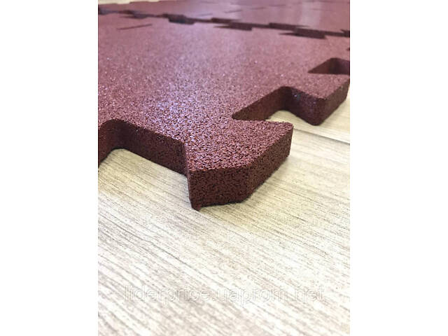 Набір гумового покриття для спортзалу ПАЗЛ, 8 кв. метра, 20 мм товщина. - Фото 5