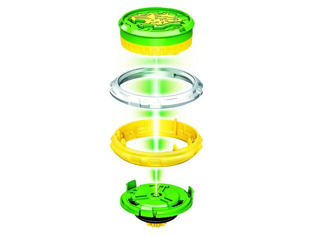 Набір Infinity Nado VI Starter Battle Set Gold Warrior Phoenix vs Lighting Leopard Золотий Воїн Фенікс проти Сліпучого Л - Фото 10