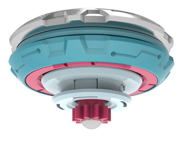 Набір Infinity Nado VI Starter Battle Set Gold Warrior Phoenix vs Lighting Leopard Золотий Воїн Фенікс проти Сліпучого Л - Фото 5