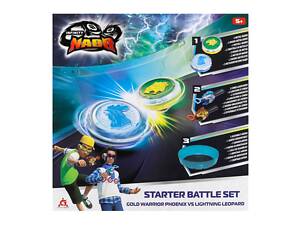 Набір Infinity Nado VI Starter Battle Set Gold Warrior Phoenix vs Lighting Leopard Золотий Воїн Фенікс проти Сліпучого Л
