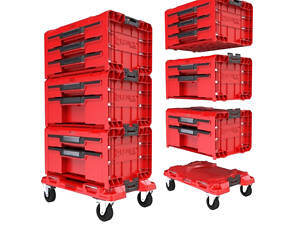 Набір інструментів для ящиків Qbrick System PRO Drawer Workshop Set 3 2.0 RED (5901238258353), оригінал!