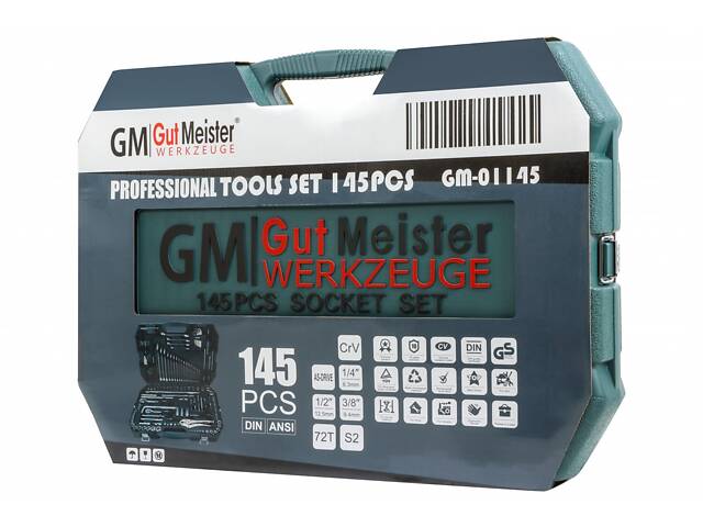 Набір інструментів GUT MEISTER 145 ШТ. - Фото 9