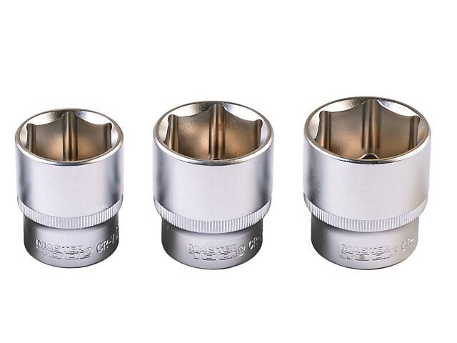 Набір інструментів MASTERTOOL ½' 21 шт 10-32 мм CrV кейс з металевими замками 78-4021 - Фото 11