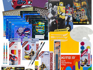 Набір канцтоварів 29 предметів Kite Transformers TF23-000-29