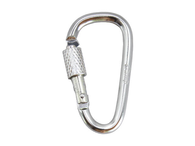 Набір карабінів алюмінієвих сувенірних Трамп 10 шт 5 см з муфтою silver UTRA-299 - Фото 1