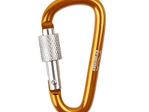 Набір карабінів алюмінієвих Трамп 6 см з муфтою UTRA-307-orange (10 шт)