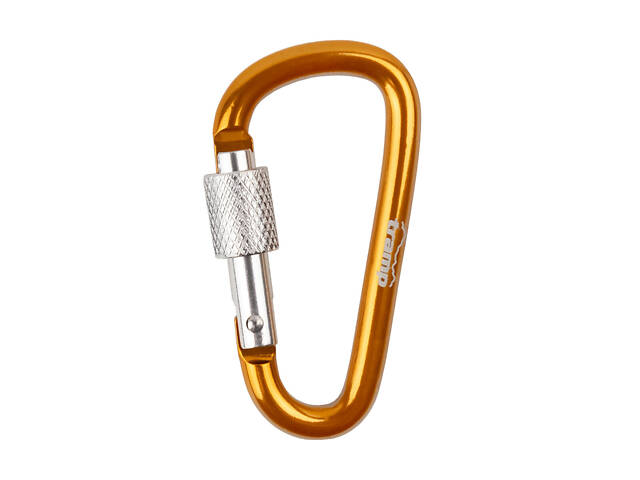 Набір карабінів алюмінієвих Трамп 6 см з муфтою UTRA-307-orange (10 шт) - Фото 1