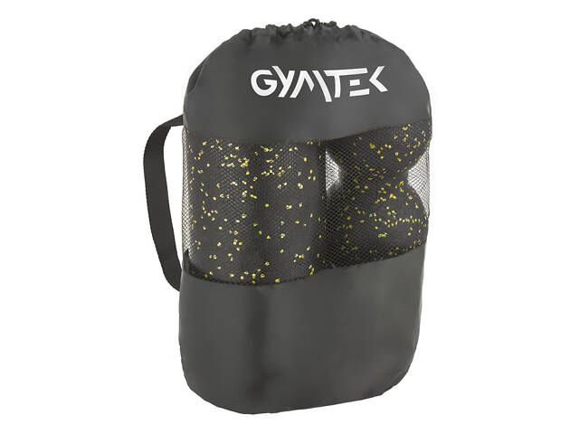 Набір масажерів Gymtek для йоги та фітнесу EPP чорно-жовтий - Фото 10