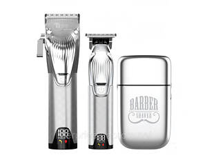 Набір машинок TICO Professional Pro Expert Maxi&Mini Silver (Машинка + тример + шейвер), Оригінал!