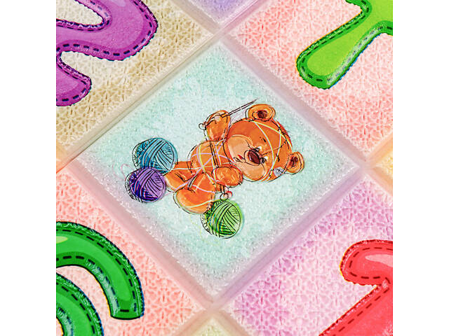 Набір панелей стінових 3D 700х1400х4мм Абетка (2шт) SW-00002352 - Фото 7