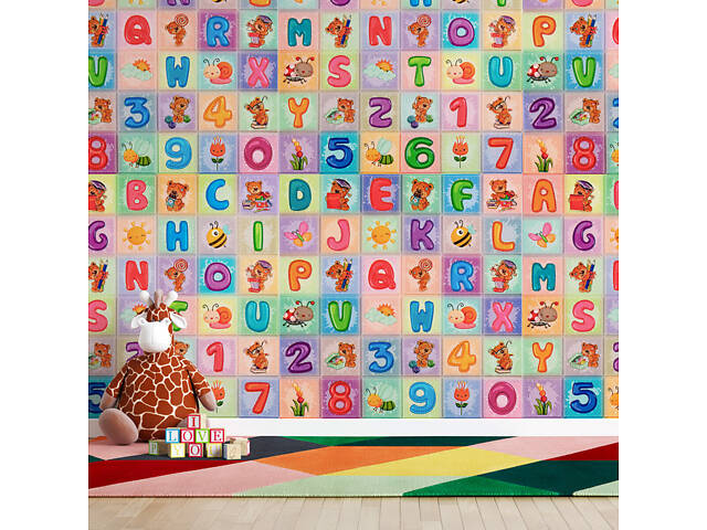 Набір панелей стінових 3D 700х1400х4мм Абетка (2шт) SW-00002352 - Фото 10