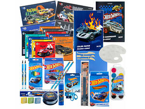 Набор первоклассника 29 предметов Kite Hot Wheels HW24-000-29