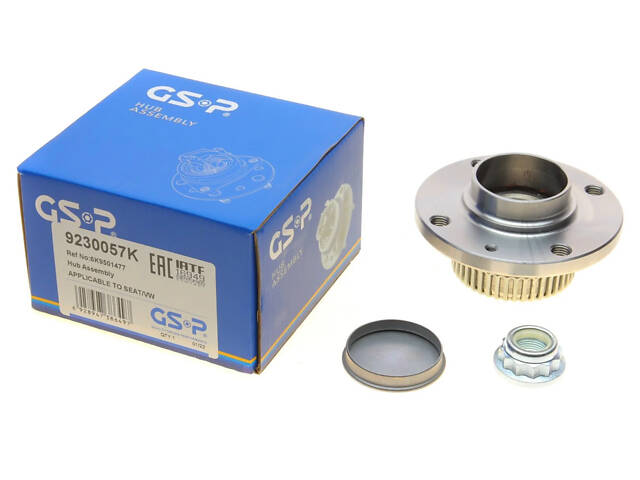 Набор подшипника ступицы колеса GSP 9230057K Volkswagen Caddy 1GD501477, 6K9501477 - Фото 1