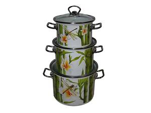 Набор посуды 3 предмета №1500 Бамбук ТМ IDILIA