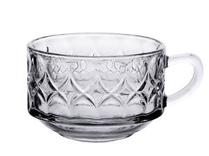 Набір прозорих чашок 6 шт 270 мл скляних для чаю, для кави HP-YH-11