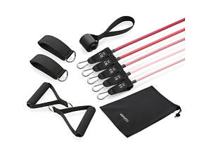 Набор резинок с эспандерами Gymtek розовый