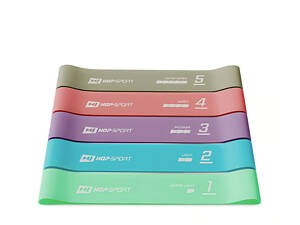 Набор резинок для фитнеса Hop-Sport 600x50мм HS-L650RLL Разноцветный