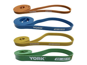 Набор резинок для фитнеса York Fitness 4 шт (5 - 40кг)