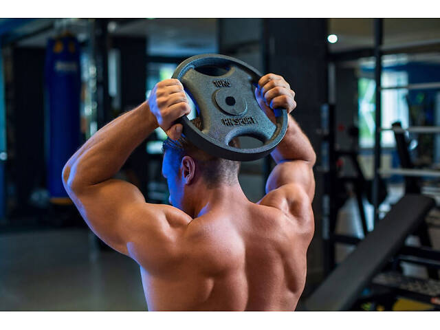 Набір штанга з гантелями. 4 грифи + 100 кг металевих дисків RN-Sport - Фото 7