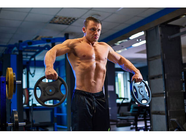 Набір штанга з гантелями. 4 грифи + 100 кг металевих дисків RN-Sport - Фото 8