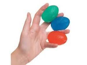 Набір силіконових еспандерів-яйце (тренажер для кисті) PowerPlay PP-4340 Power Grip Set (набір 3 шт.)