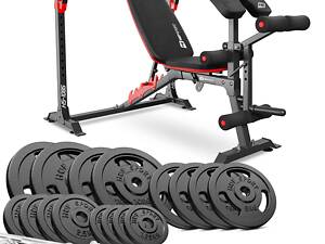 Набор STRONG 106кг со скамьей HS-1095