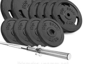 Набор STRONG 59кг с прямым грифом, Оригинал!