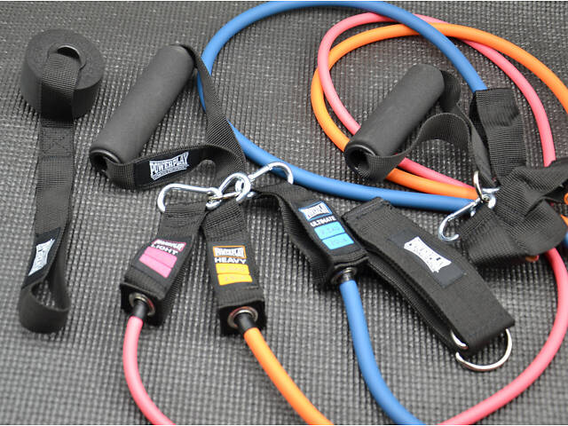 Набір трубчастих еспандерів PowerPlay PP-4101 Expander Tube Set 3шт. (до 18,2 кг.) - Фото 7