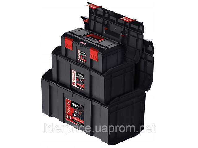 Набор ящиков для инструментов QBRICK REGULAR R-BOX SET: 19+16+13 (5901238253938), оригинал!