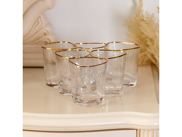 Набір з 6 склянок, 400 мл, для лимонаду, води, соку та коктейлів HP-16-26 - Фото 4