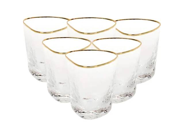 Набір з 6 склянок, 400 мл, для лимонаду, води, соку та коктейлів HP-16-26 - Фото 1