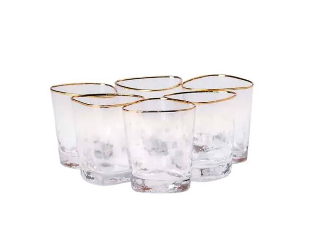 Набір з 6 склянок, 400 мл, для лимонаду, води, соку та коктейлів HP-16-26 - Фото 2