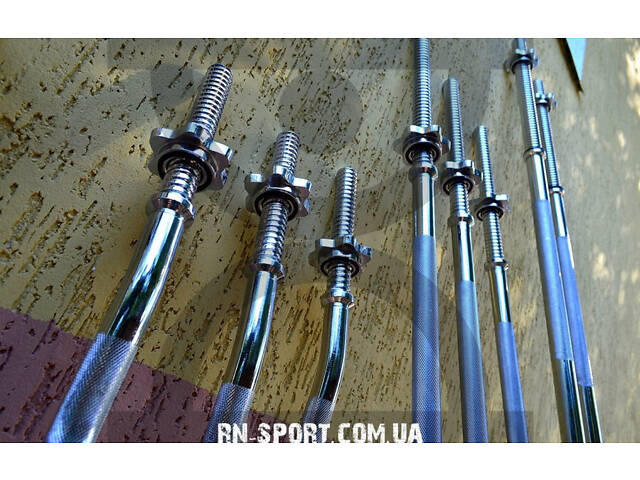 Набірні гантелі по 16 кг + Штанга 50 кг RN-Sport - Фото 6