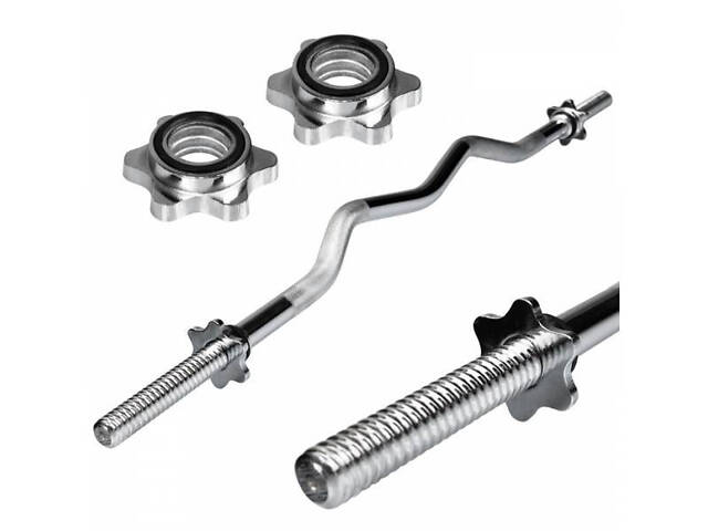 Набірні гантелі по 16 кг + Штанга 50 кг RN-Sport - Фото 9