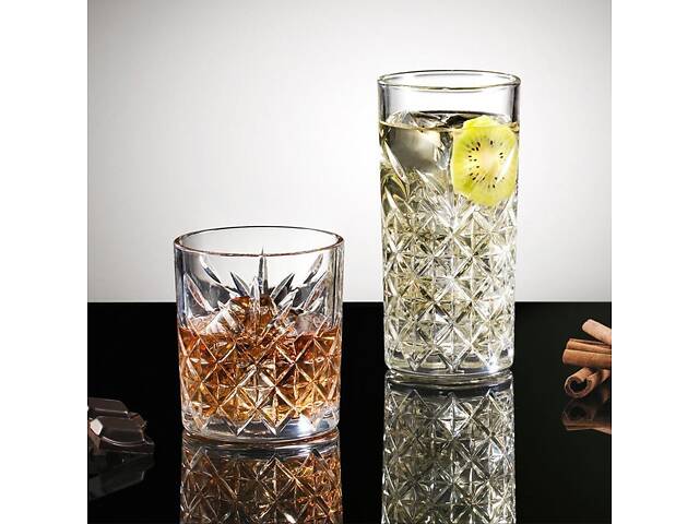 Набор 4 широких стакана Pasabahce Timeless 345мл - Фото 4