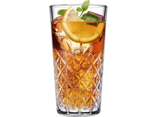 Набір 4 високих склянки Pasabahce Timeless 470 мл (подарункове паковання) - Фото 1