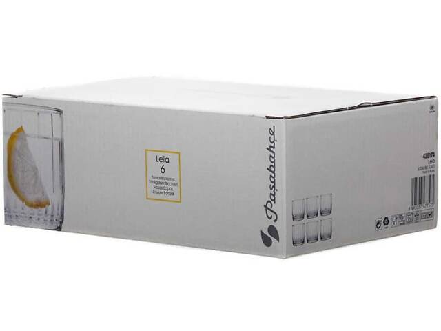 Набір 6 склянок Pasabahce Leia 265 мл - Фото 2