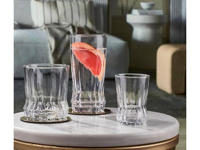 Набір 6 склянок Gaia для соку 270 мл - Фото 3