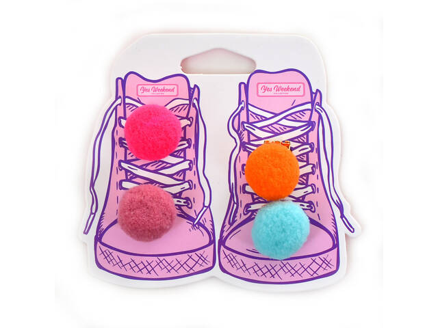 Набір аксесуарів для шнурків YES Fluffy 1 555840 12х10 см - Фото 1