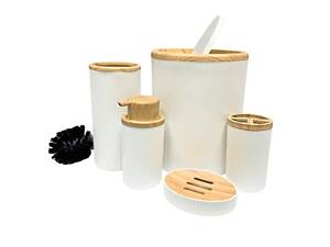 Набір аксесуарів для ванної кімнати Eurogold AURA ISR-5779 білий