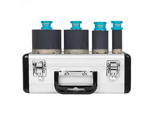 Набір алмазних коронок M14 BIHUI TURBO-4 діаметром 25/40/60/70 мм (DBDMK4)