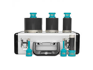 Набір алмазних коронок M14 BIHUI TURBO-6 діаметром 6/8/20/35/50/70 мм (DBDMK6)