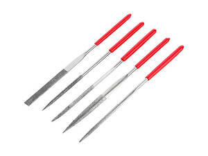 Набір алмазних надфілів Intertool 5 шт. (HT-3709)